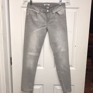 Forever 21 Distressed Grey/White Jeans